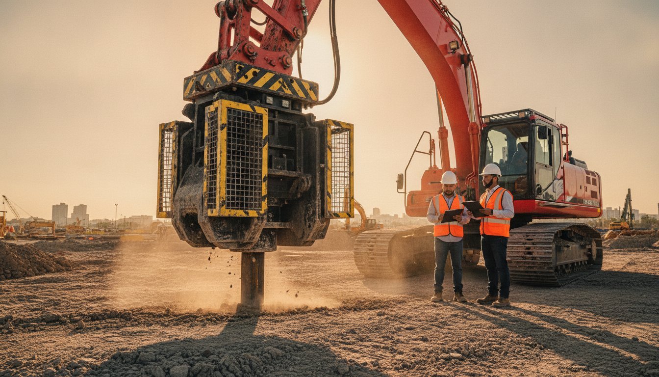 Accesorios para hincado de pilotes: Guía técnica de selección y rendimiento 2026