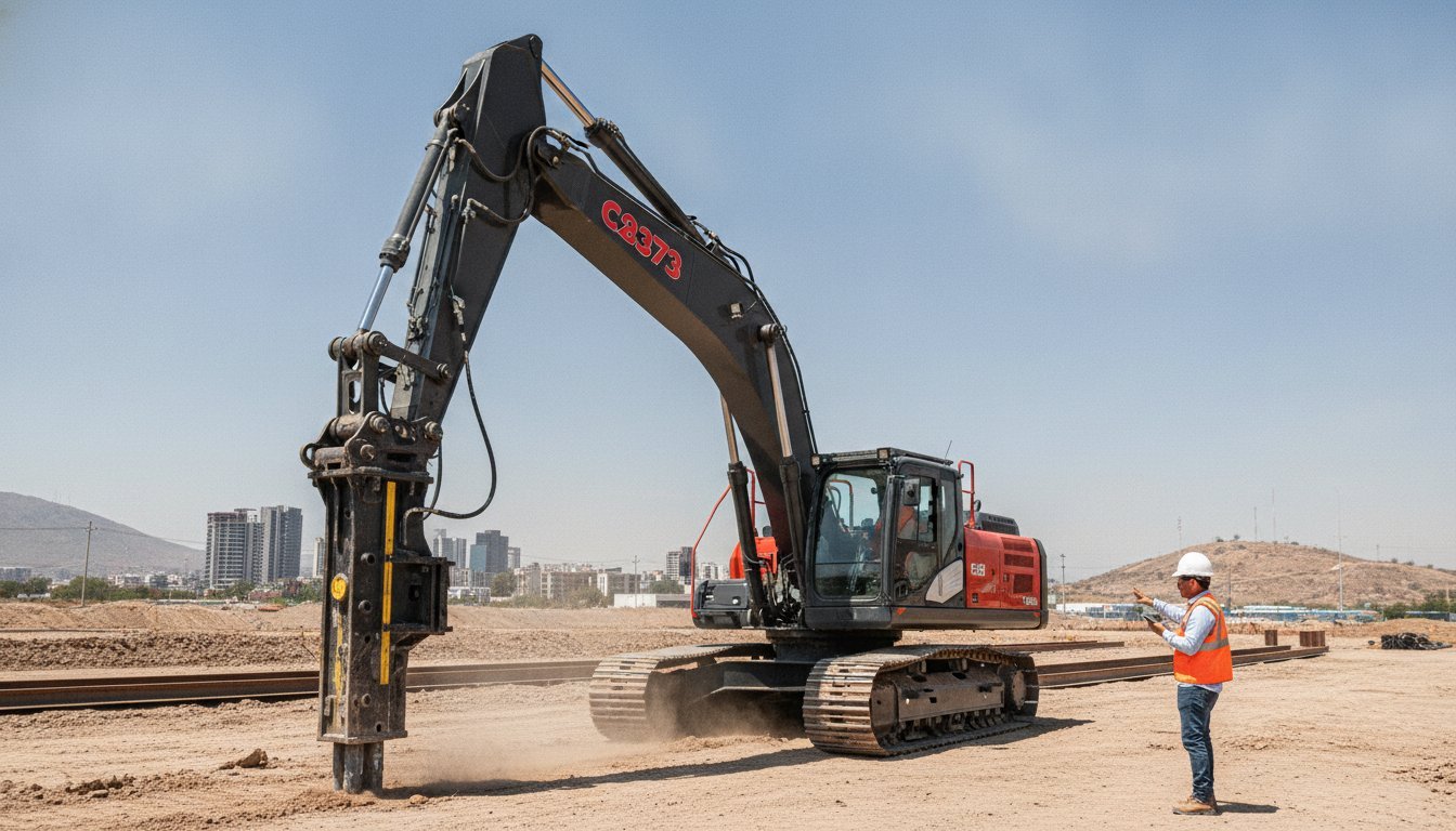 Aditamento para hincar tablestacas con excavadora: Guía Técnica 2026