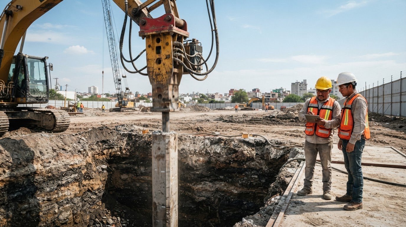 Cómo elegir el martillo de impacto adecuado para un proyecto de cimentación en 2026