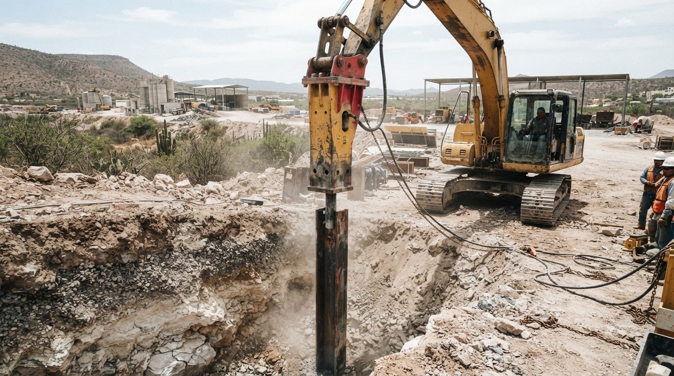 Martillos hidráulicos para hincado en suelos duros: fundamentos del terreno