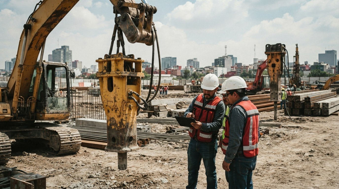 Renta de equipo de pilotaje en México con opción a compra: guía para decidir
