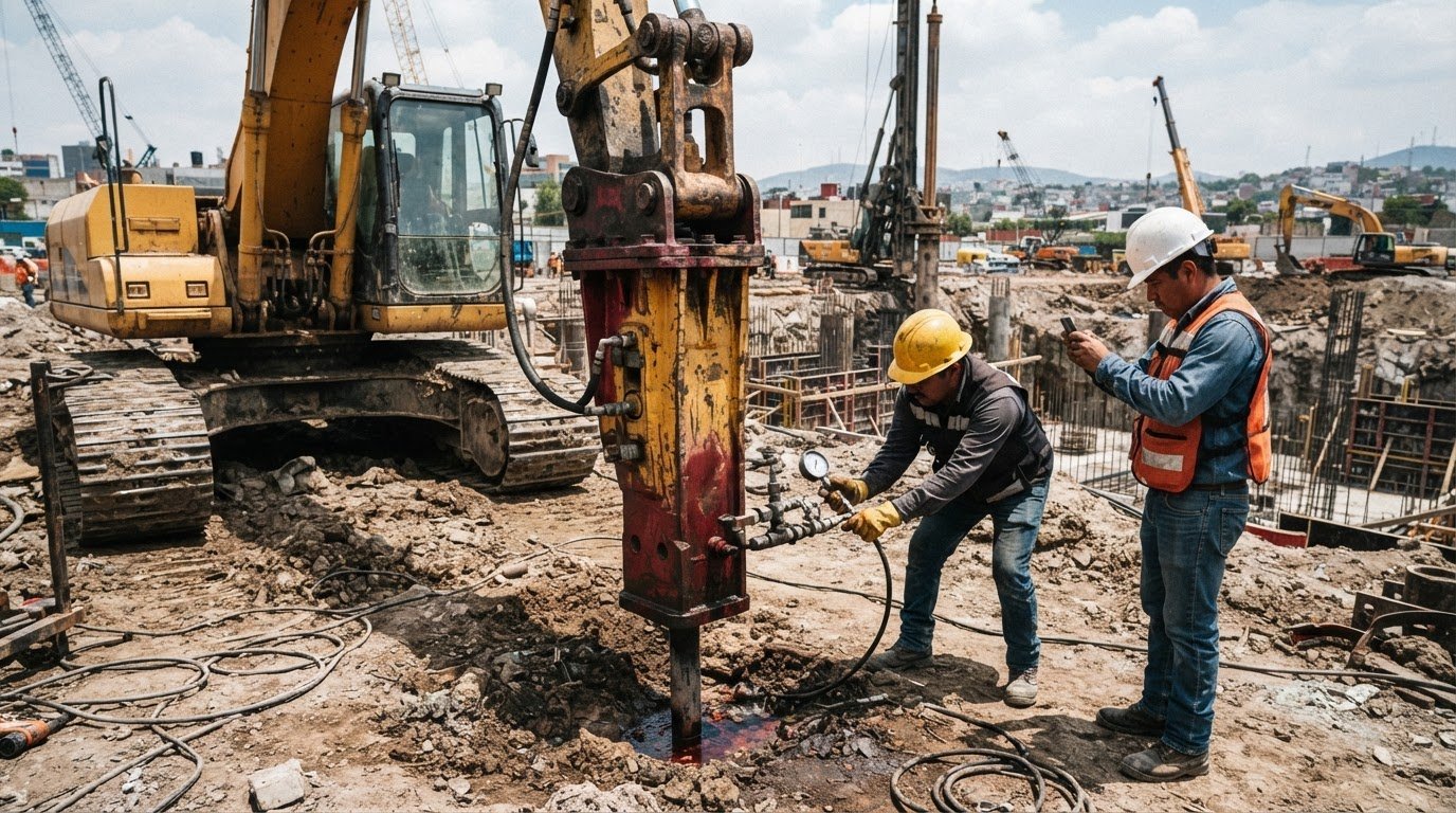 Reparación urgente de martillos hidráulicos: señales y pasos para actuar